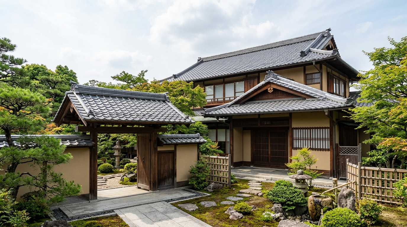 純和風・数寄屋造りの外観